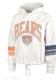 47 Chicago Bears Womens Ivory Harper Hooded Sweatshirt