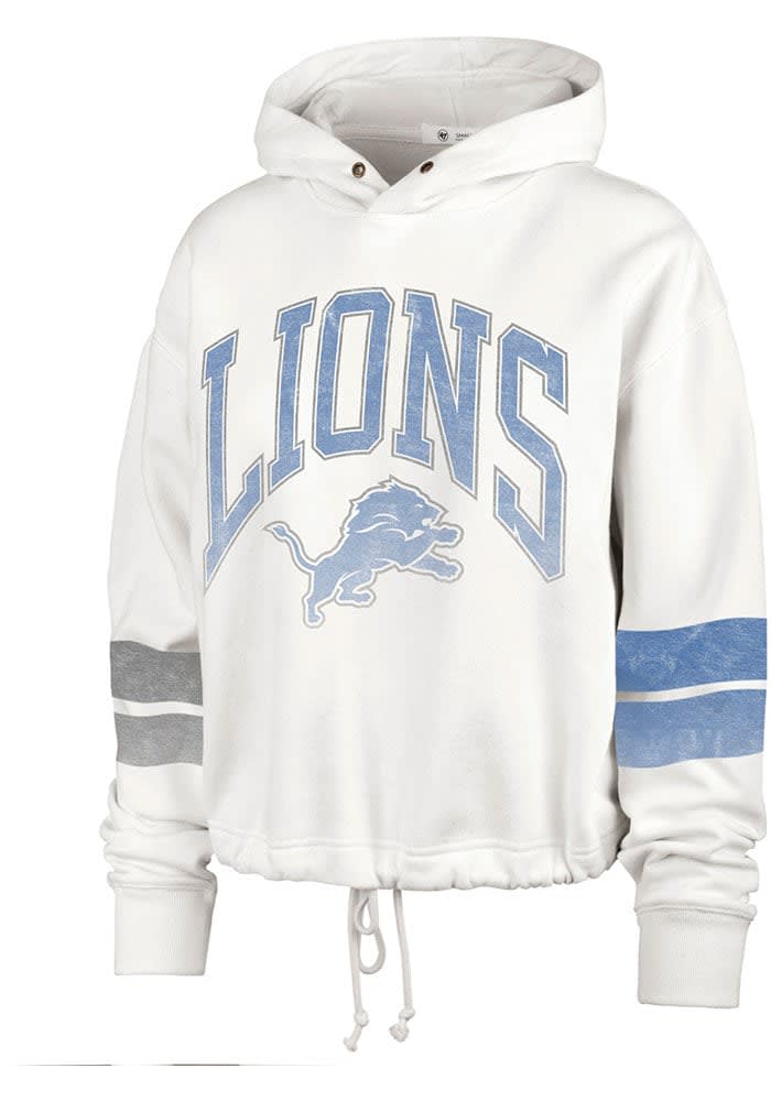 Officially Licensed NFL Ladies Mainstream Long-Sleeve Hoodie - Lions