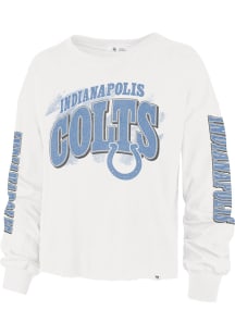 47 Indianapolis Colts Womens Ivory Parkway LS Tee