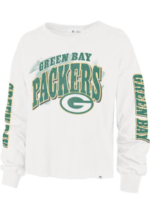 47 Green Bay Packers Womens Ivory Parkway LS Tee