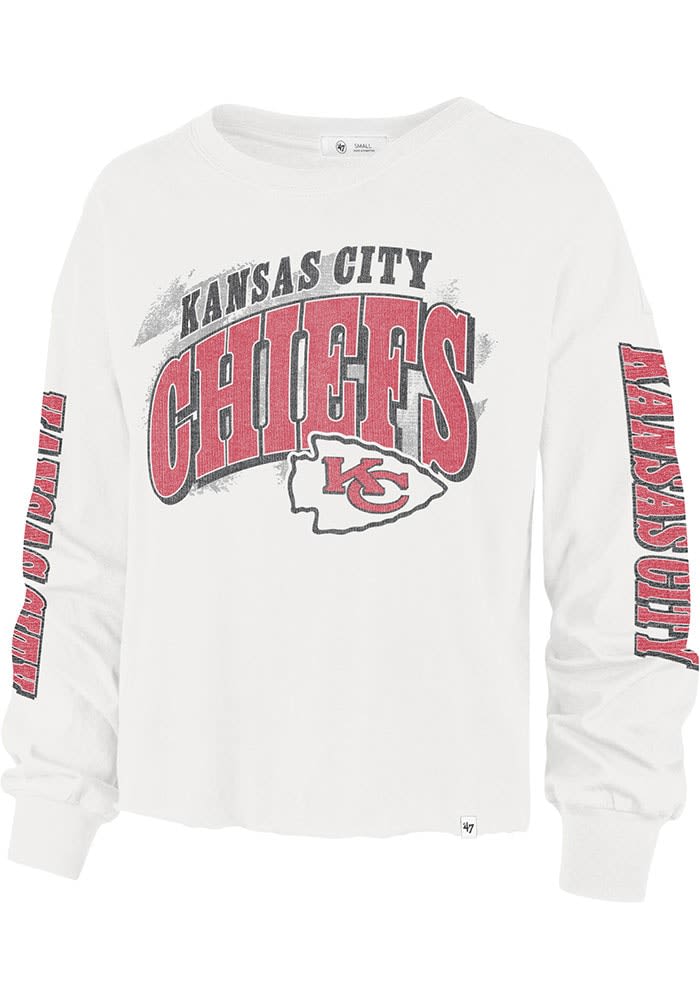 Kansas City Chiefs '47 Women's Frankie T-Shirt - White