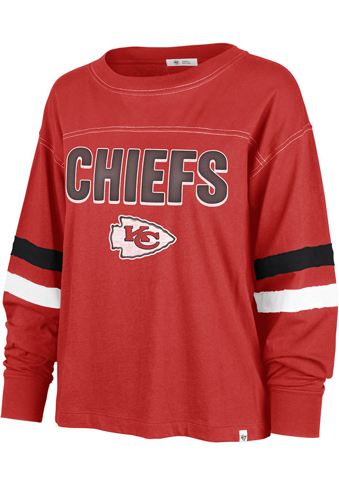 '47 Kansas City Chiefs Long Sleeve Tee Pregame Super Rival Tee