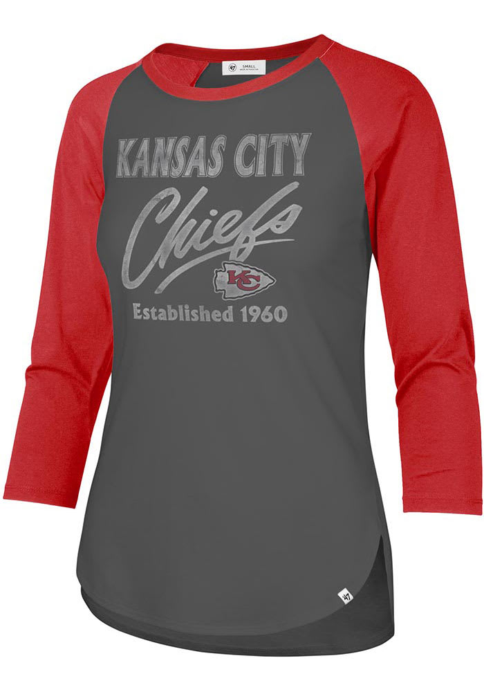 20215 Womens Kansas City Chiefs TRAVIS KELCE Scoop Neck Football SHIRT New