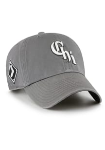 47 Chicago White Sox MLB City Connect Clean Up Adjustable Hat - Charcoal