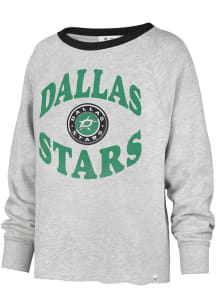 47 Dallas Stars Womens Grey Cropped Kennedy Crew Sweatshirt