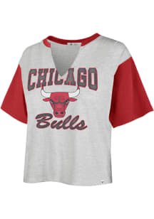 47 Chicago Bulls Womens White Dolly Short Sleeve T-Shirt