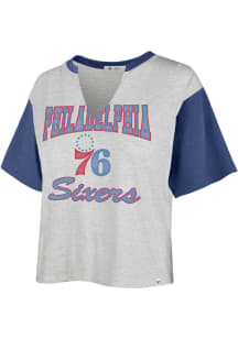 47 Philadelphia 76ers Womens White Dolly Short Sleeve T-Shirt