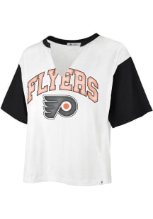 47 Philadelphia Flyers Womens White Dolly Short Sleeve T-Shirt