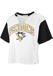 47 Pittsburgh Penguins Womens White Dolly Short Sleeve T-Shirt