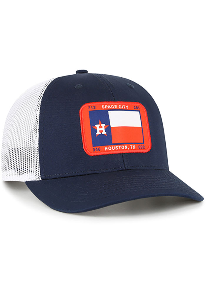 47 Houston Astros MLB City Connect Trucker Adjustable Hat - Navy Blue