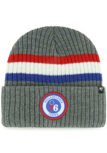 47 Philadelphia 76ers Grey Highline Mens Knit Hat