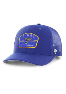 47 St Louis Blues Primer Trucker Adjustable Hat - Blue
