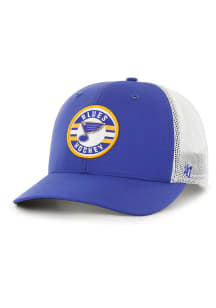 47 St Louis Blues Mens Blue Wheeler Trophy Flex Hat