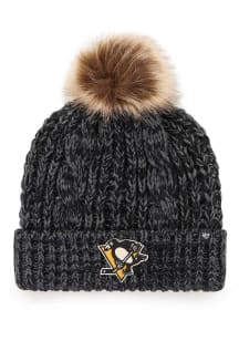 47 Pittsburgh Penguins Black Meeko Womens Knit Hat