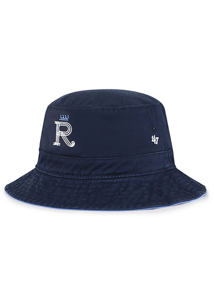 47 Kansas City Royals Navy Blue MLB City Connect Mens Bucket Hat