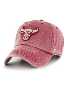 47 Chicago Bulls Esker Clean Up Adjustable Hat - Red