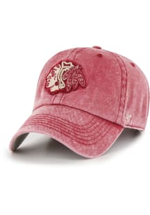 47 Chicago Blackhawks Esker Clean Up Adjustable Hat - Red