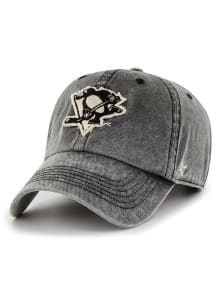 47 Pittsburgh Penguins Esker Clean Up Adjustable Hat - Black