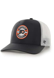 47 Philadelphia Flyers Mens Black Wheeler Trophy Flex Hat