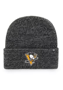 47 Pittsburgh Penguins Black Brain Freeze Mens Knit Hat