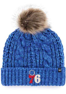 47 Philadelphia 76ers Blue Meeko Womens Knit Hat