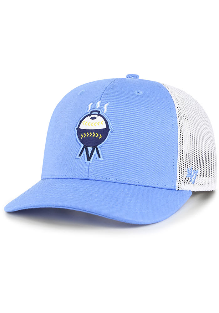 47 Milwaukee Brewers MLB City Connect Trucker Adjustable Hat - Light Blue