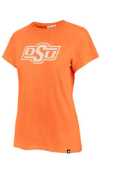 47 Oklahoma State Cowboys Womens Orange Frankie Short Sleeve T-Shirt