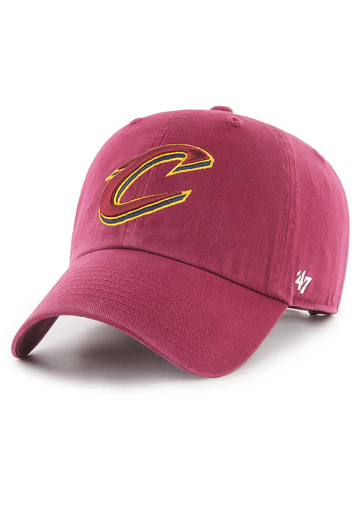 47 Cleveland Cavaliers Clean Up Adjustable Hat - Cardinal