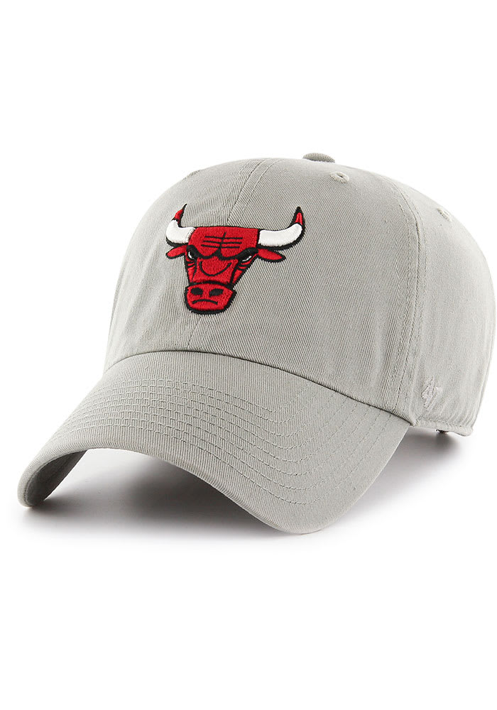 47 Chicago Bulls Clean Up Adjustable Hat - Grey