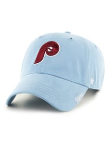 47 Philadelphia Phillies Light Blue 1987 Cooperstown Miata Clean Up Womens Adjustable Hat