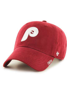47 Philadelphia Phillies Maroon 1975 Cooperstown Miata Clean Up Womens Adjustable Hat