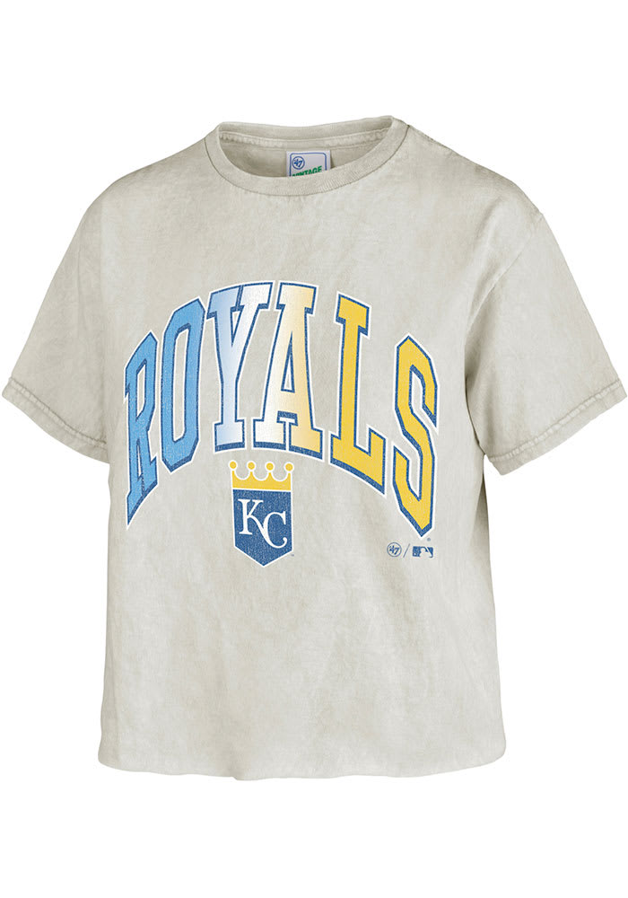 47 Kansas City Royals Womens White Tubular Short Sleeve T-Shirt