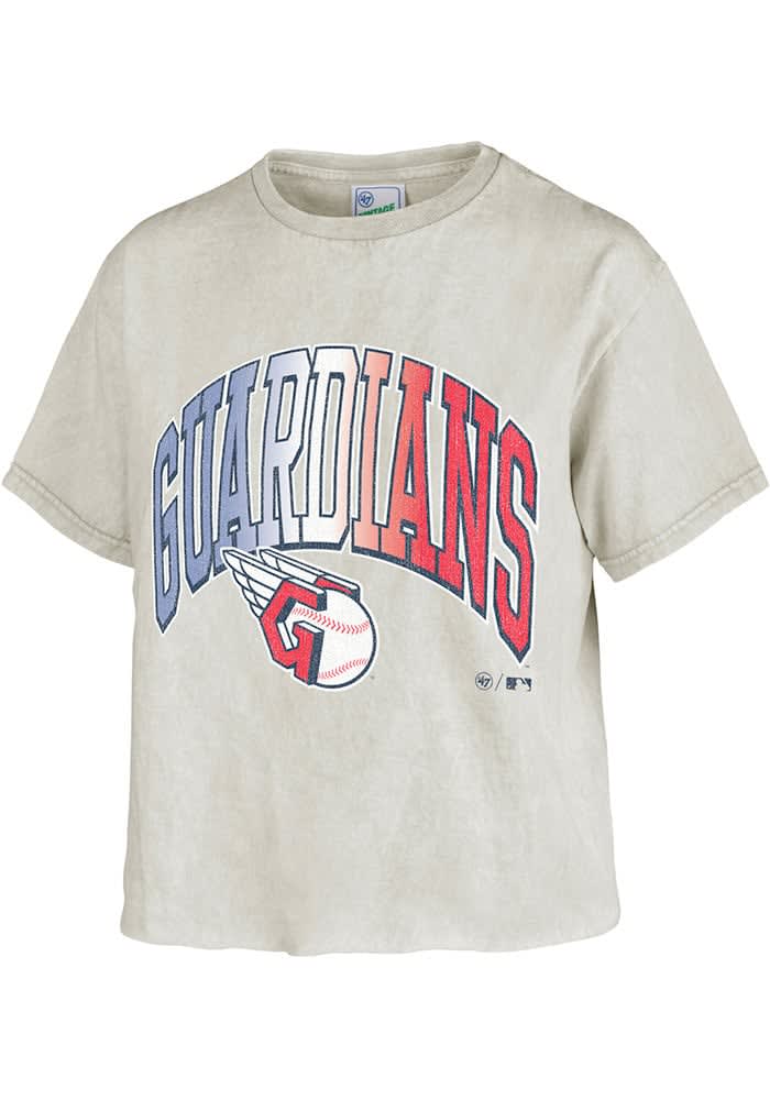 Chicago Cubs Aurora Mineral '47 Vintage Tubular Crop T-Shirt