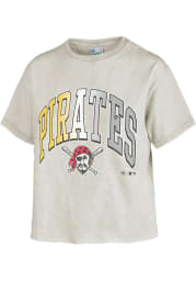 47 Pittsburgh Pirates Womens White Tubular Short Sleeve T-Shirt