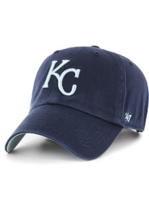 47 Kansas City Royals Tonal Ballpark Clean Up Adjustable Hat - Navy Blue