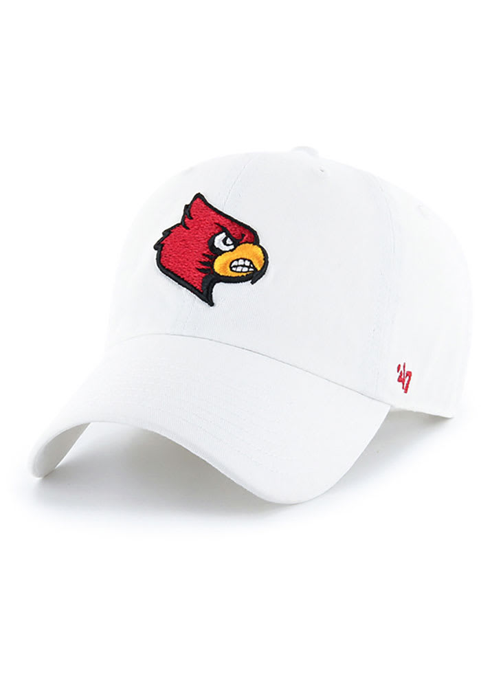47 Louisville Cardinals Clean Up Adjustable Hat - White