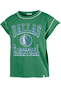 47 Dallas Mavericks Womens Green Sound Up Short Sleeve T-Shirt