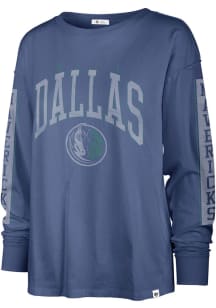 47 Dallas Mavericks Womens Blue Statement LS Tee