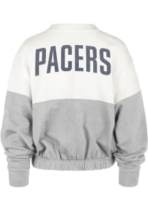 47 Indiana Pacers Womens White Take Two Crew Sweatshirt