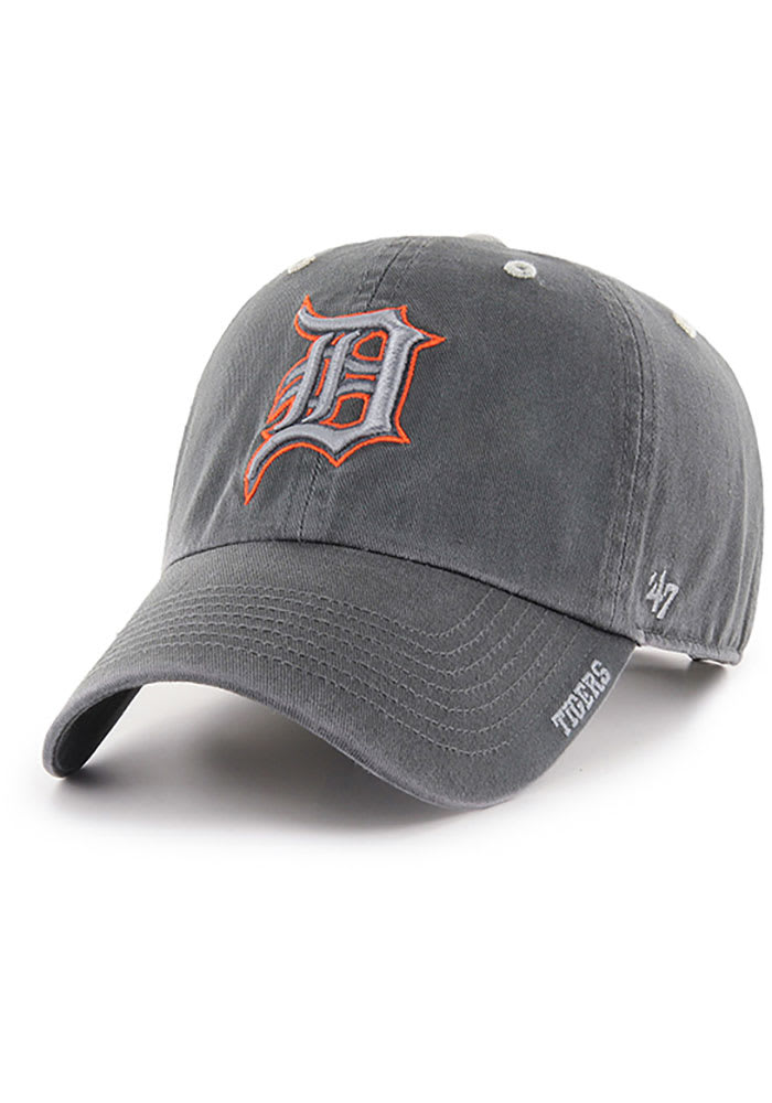 Detroit Tigers 47 Brand Ice Clean Up Hat Charcoal - Detroit City Sports