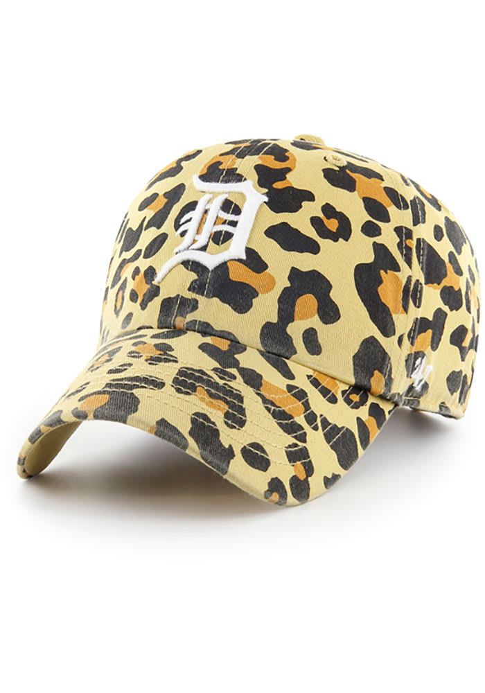 Detroit Tigers 47 Brand Bone Lunar Clean Up Adjustable Hat