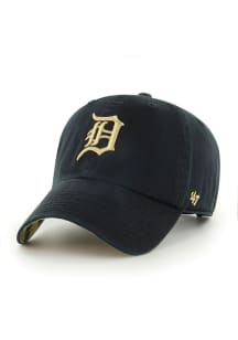 47 Detroit Tigers Black Bagheera Clean Up Womens Adjustable Hat