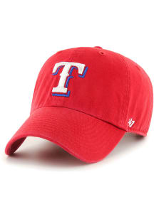 47 Texas Rangers Clean Up Adjustable Hat - Red