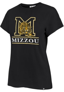 47 Missouri Tigers Womens Black Fineline Short Sleeve T-Shirt