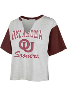 47 Oklahoma Sooners Womens  Sandy Daze Short Sleeve T-Shirt