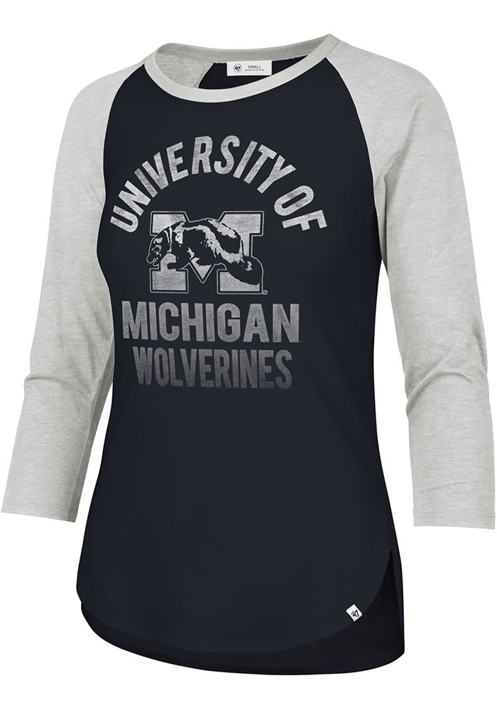 T-shirt Victoria's Secret PINK Michigan Wolverines Lace-up - Neuf Avec étiquette - Taille Plus