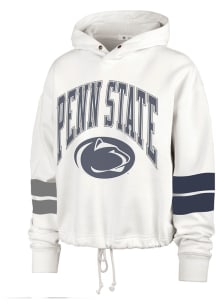 47 Penn State Nittany Lions Womens Ivory Harper Hooded Sweatshirt