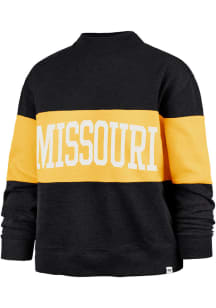 47 Missouri Tigers Womens Black Kinsey Crew Sweatshirt