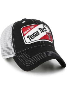 47 Texas Tech Red Raiders Black Woodlawn MVP Youth Adjustable Hat