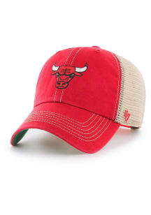 47 Chicago Bulls Trawler Clean Up Adjustable Hat - Red